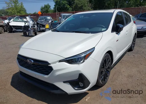 2025 Subaru Impreza Rs 5-Door из США, поврежденный, VIN JF1GUHJC9S8205949